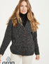 Ladies Tweed Cardigan | Charcoal