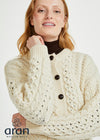 Ladies Aran Cardigan