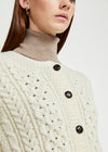 Basket Weave Aran Cardigan