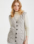 Aran Supersoft Merino Cardigan Gilet | Oatmeal - Clearance
