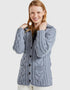 Supersoft Aran Cardigan | Denim - Clearance