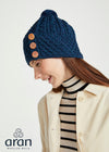 Aran Button Hat | Atlantic