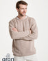 Aran Roll Neck Sweater | Oatmeal