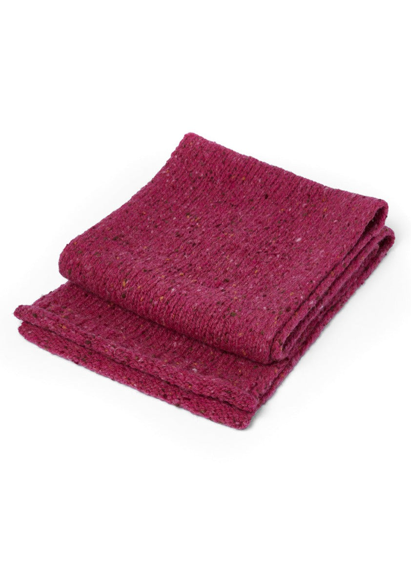 Aran Nepped Scarf | Pink