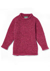 Childrens Roll Neck Raglan Crew