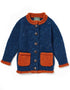 Childrens Roll Neck Cardigan | Donegal Wool - Clearance
