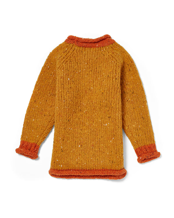 Childrens Roll Neck Sweater | Kangaroo Pocket