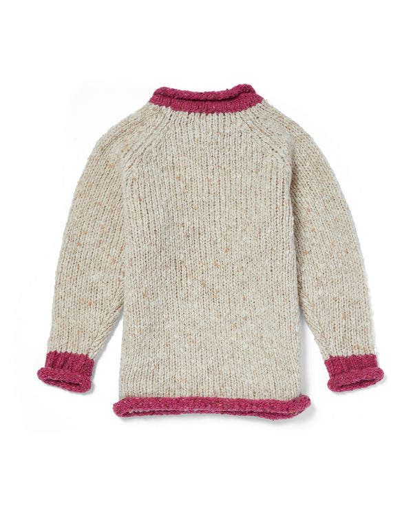 Childrens Roll Neck Sweater | Kangaroo Pocket