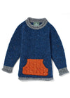 Childrens Roll Neck with Kangaroo Pocket