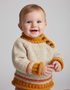 Poncho Aran pour enfant | Naturel