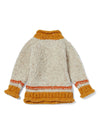 Children's Aran Doengal Wool Button Sweater | Little Sunshine