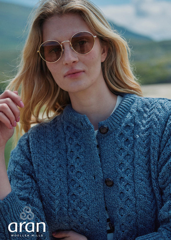 Achill Island Ladies Aran Cardigan