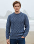Aran Wool Sweater | Denim