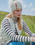 Aran Button Hat | Natural