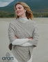 Aran Super Soft Poncho | Oatmeal