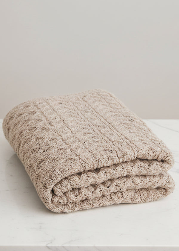 Aran Honeycomb Blanket | Skiddaw 