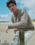 Raheen Tweed Roll Neck Mens Sweater | Oatmeal