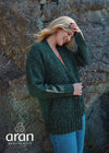 Ladies' Donegal Cardigan with Side Pockets | Green