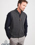 Men's Aran Nepped Gilet | Graphite - Clearance