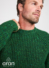 Men's Fisherman Rib Nepped Sweater | Valley Green
