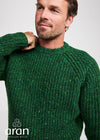 Men's Fisherman Rib Nepped Sweater | Valley Green
