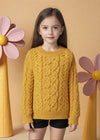 Kids Aran Sweater | Sunflower