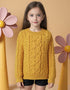Kids Aran Sweater | Sunflower - Clearance