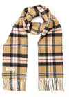 John Hanly Lambswool Scarf Merrick Tartan