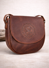 Lee River Saddle Bag | Brown Italian Leather Crossbody