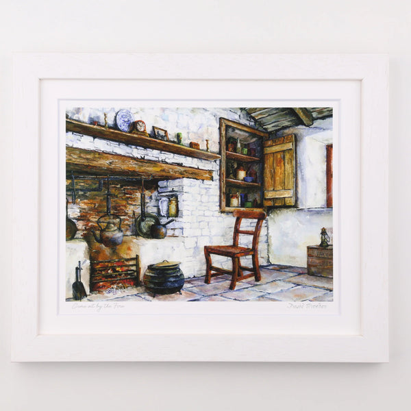Blue Shoe Gallery Irish Art | Come sit by the fire
