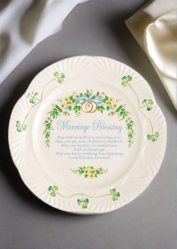 Belleek Classic Marriage plate
