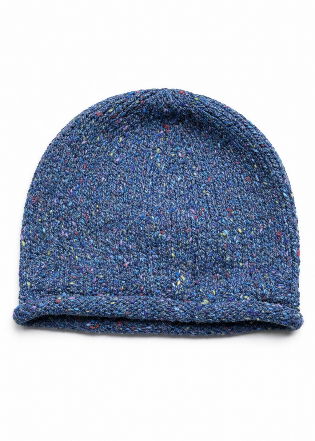 Donegal Fleck Wool Hat - Blue Melange