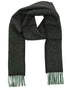 Cashmere Merino Scarf | Green Charcoal