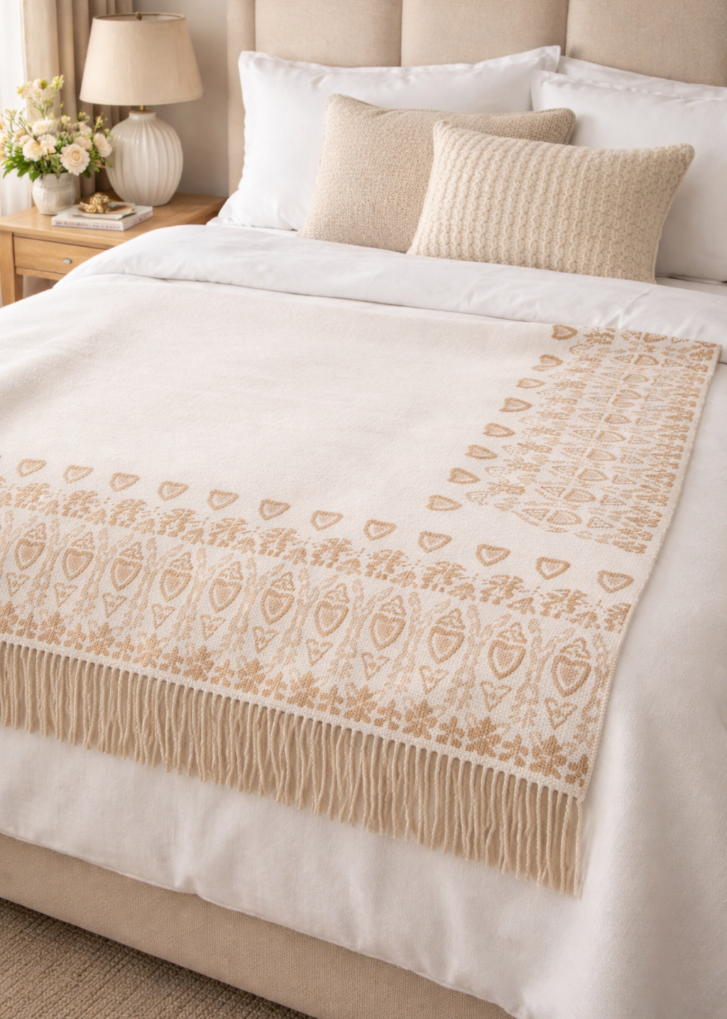 Aran Harp Trinity Reversible Blanket 