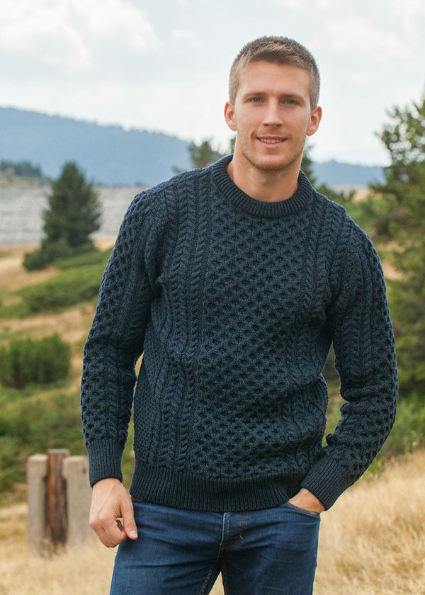 Unisex Aran Sweater | Blackwatch
