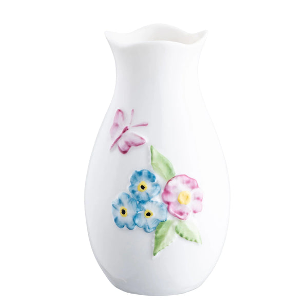Belleek Classic Forget Me Not Mini Vase