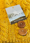 Aran Supersoft Merino Button Hat | Sunflower