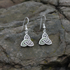 Trinity Knot Connemara Marble Earrings