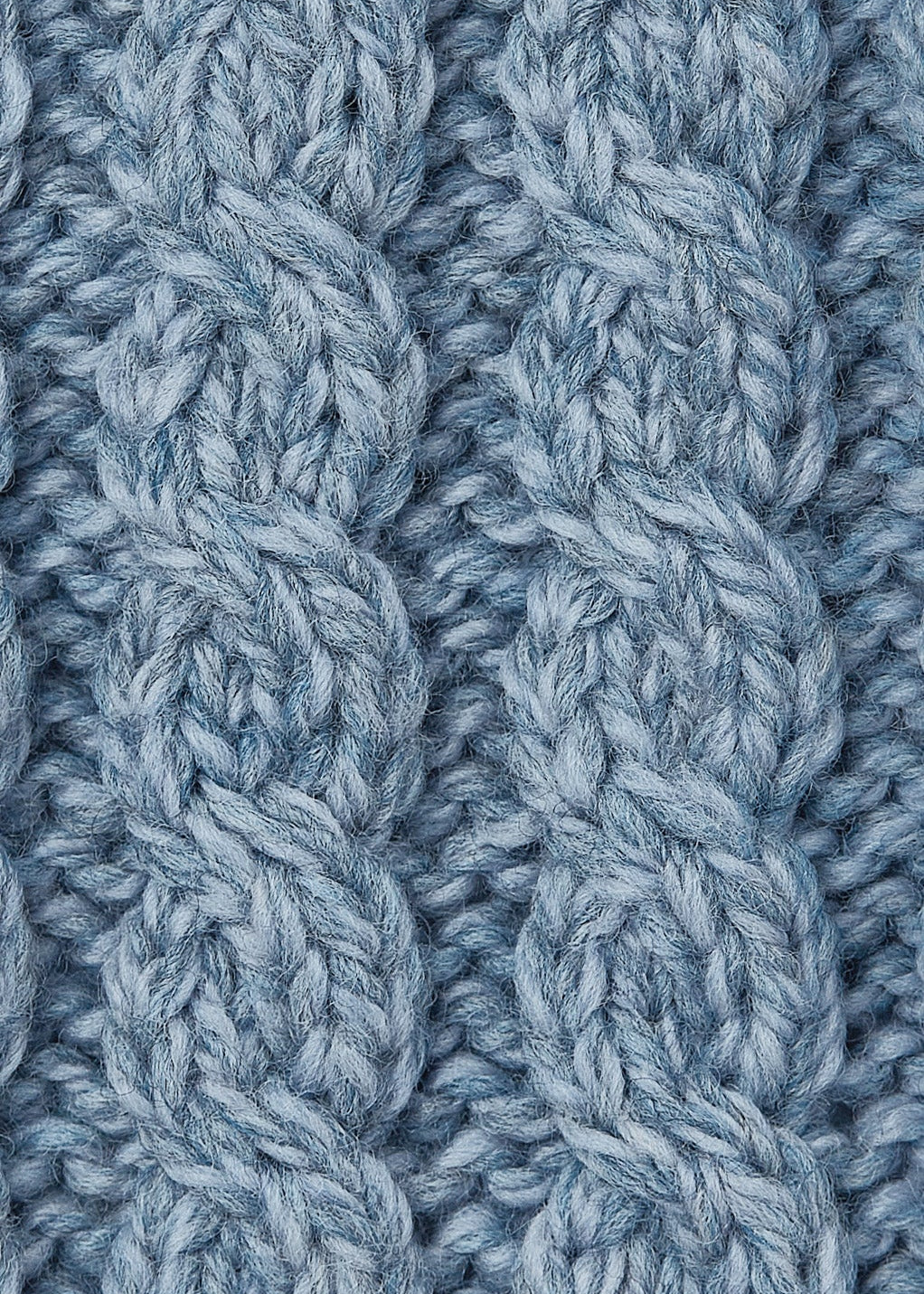 Delphi Aran Boyfriend Cardigan | Blue Grey - Clearance