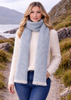 Mucros Aran Scarf | Merino Wool Alpaca Scarf