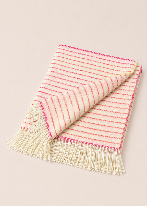 McNutt of Donegal Pure Wool Throw | Kiss — Clearance