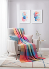 Foxford Colour Block Mohair Throw