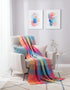 Foxford Colour Block Mohair Throw