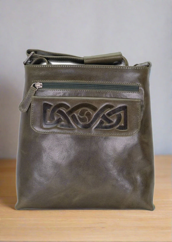 Lee River Leather Mary Bag | Green
