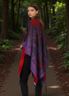 Jimmy Hourihan Fringed Shawl | Purple Tones