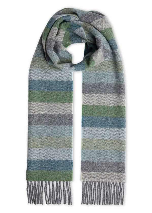 Foxford Lambswool Scarf | Oxford Multi Stripe