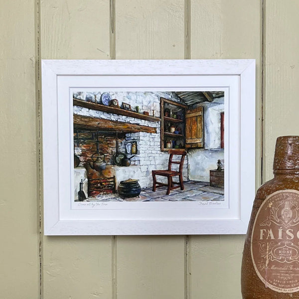 Blue Shoe Gallery Irish Art | Come sit by the fire