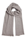 Foxford Fine Wool Cashmere Blend Scarf | Taupe