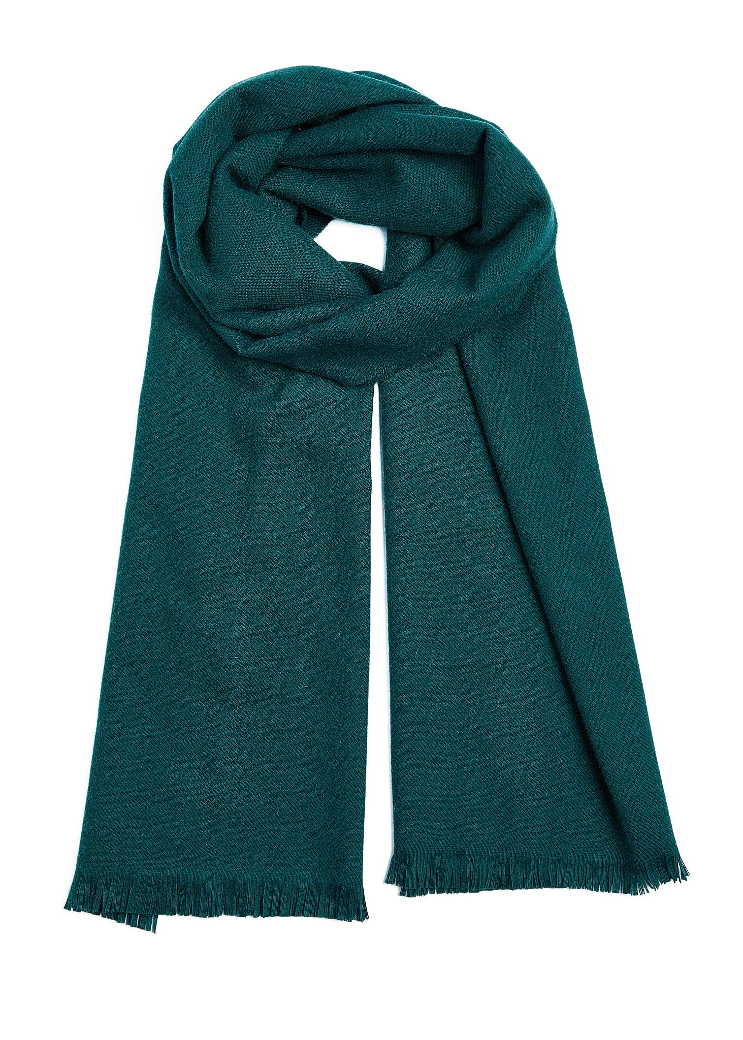Foxford Fine Wool Cashmere Blend Scarf | Amazon Green