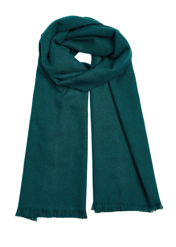 Foxford Fine Wool Cashmere Blend Scarf | Amazon Green